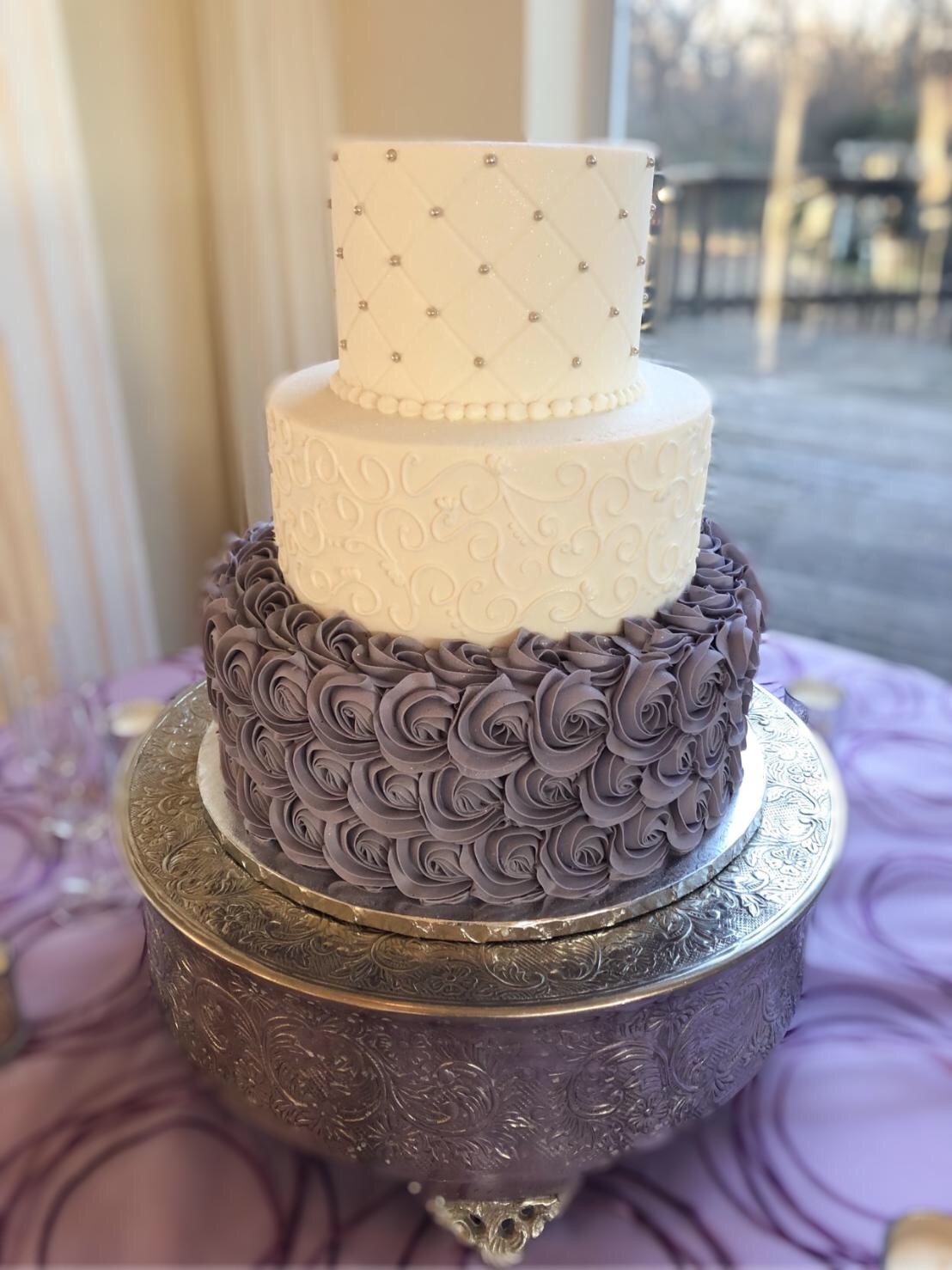 Perfect Purple for a January Wedding