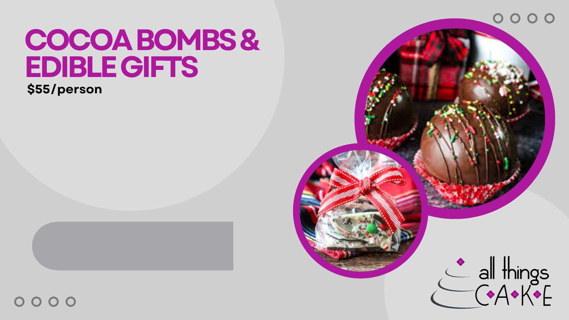 cocoa bombs and edible gifts